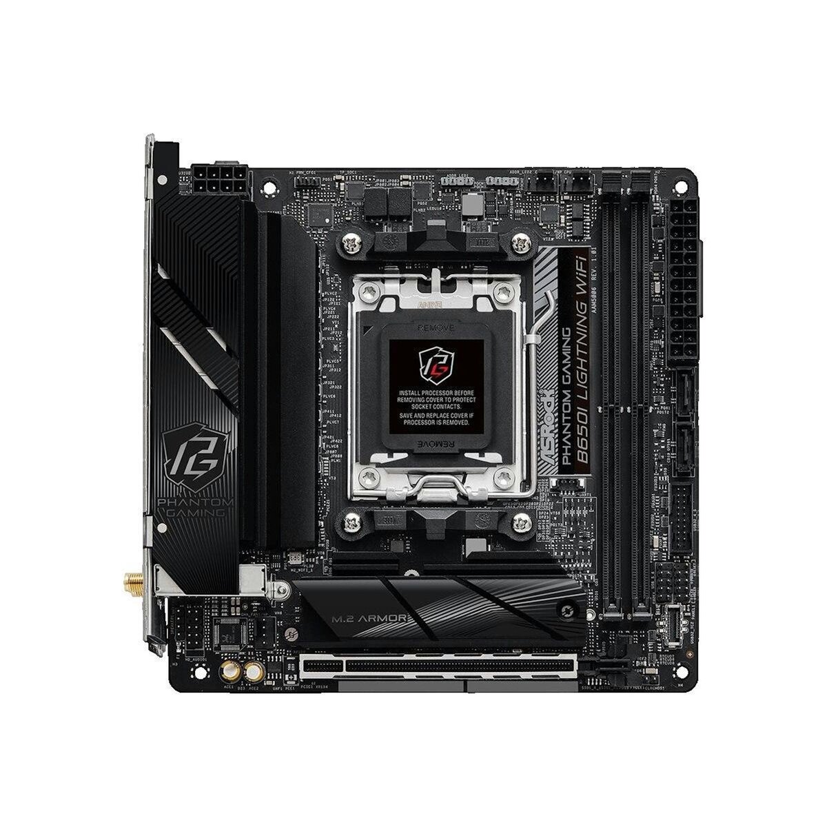 ASRock Carte mère ASRock B650I Phantom Gaming Lightning pour gaming