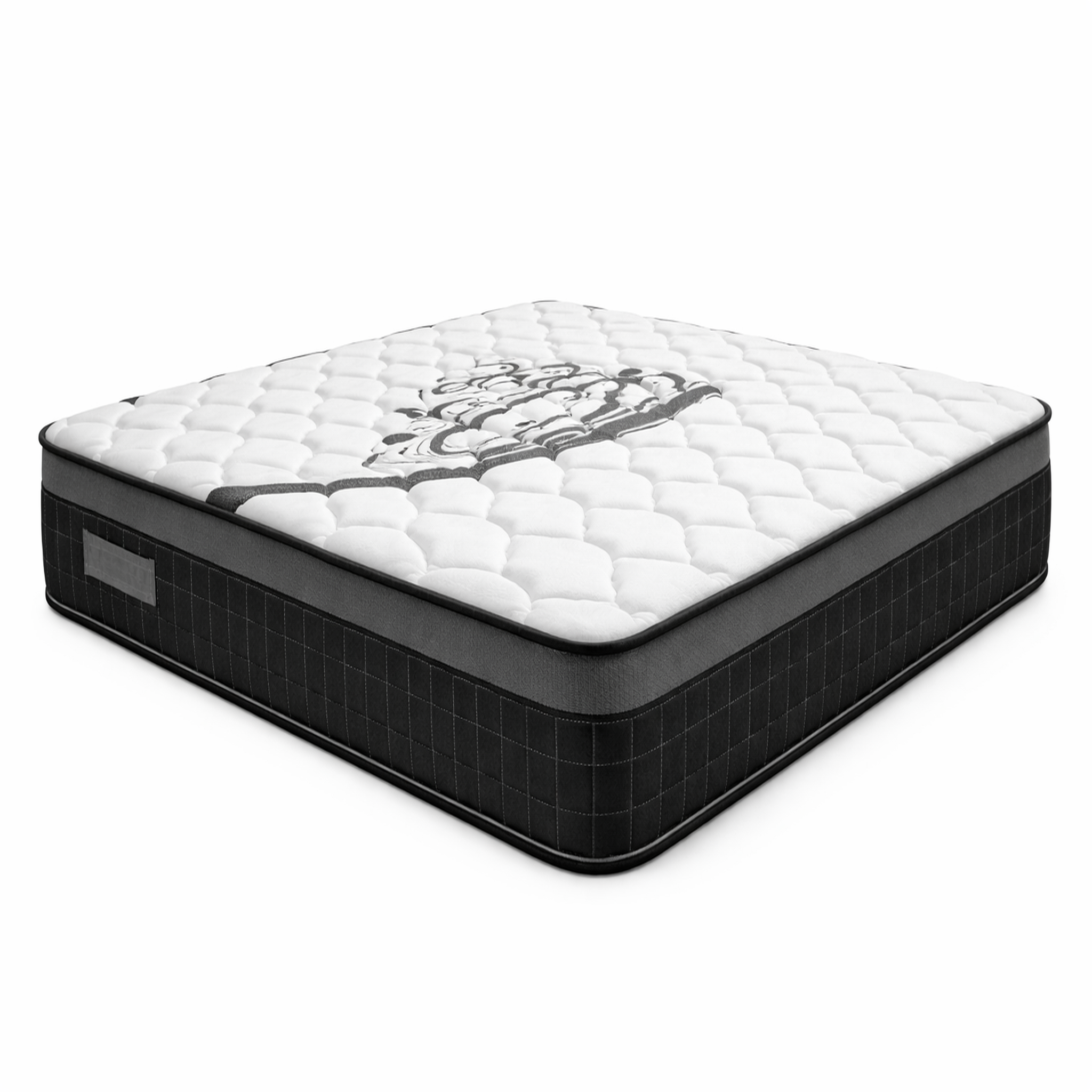 Voir la diapositive 4 : KING OF DREAMS Ensemble Lit Coffre et Matelas  Soutien Ferme 2 Faces
