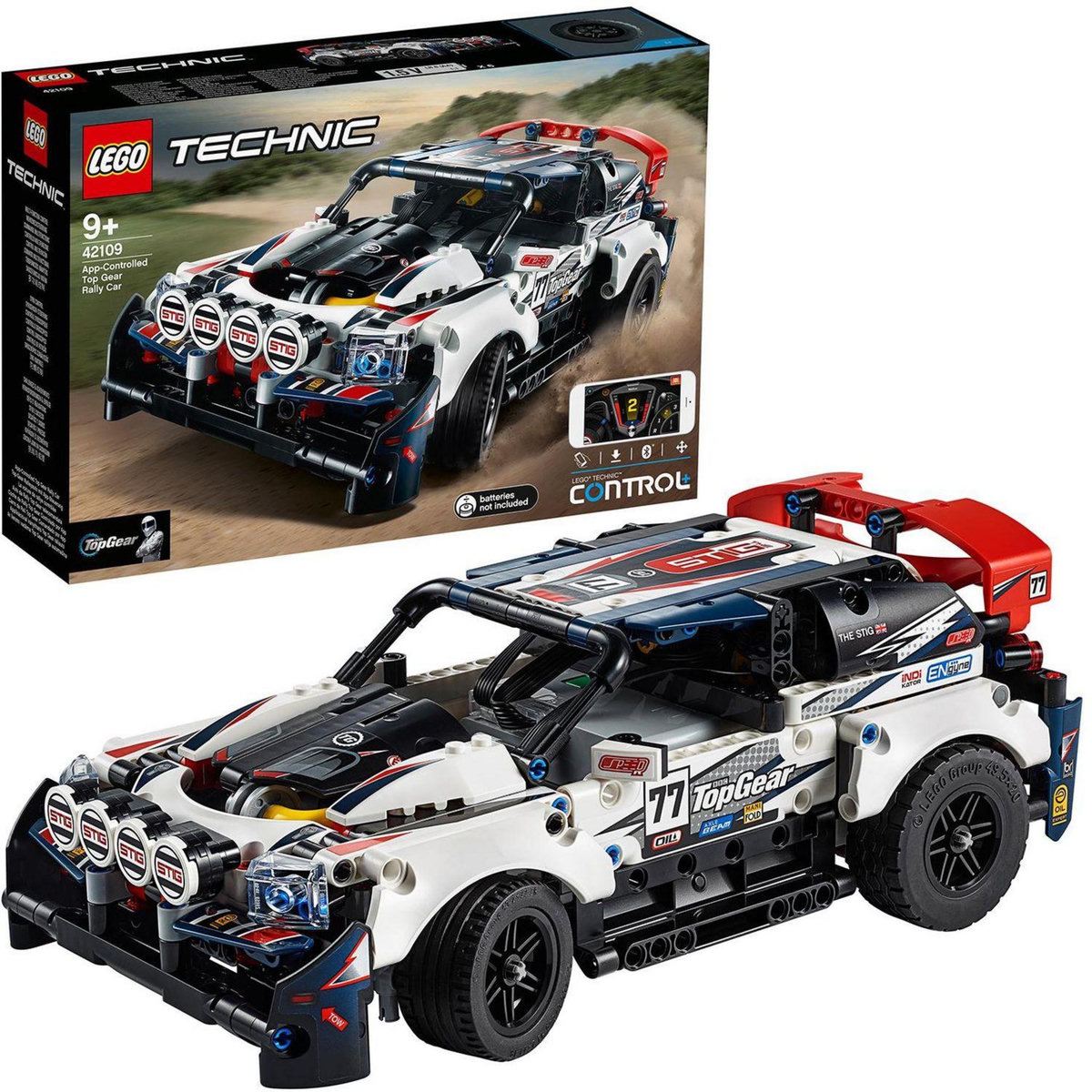 LEGO Technic 42109 - La voiture de rallye contrôlée