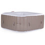 Voir la diapositive 1 : Habitat et Jardin SPA GONFLABLE MONAC EN PVC - 6 PLACES - TAUPE/CREME