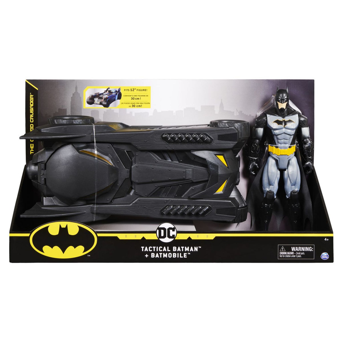 Pack Batmobile + Figurine Batman 30 cm