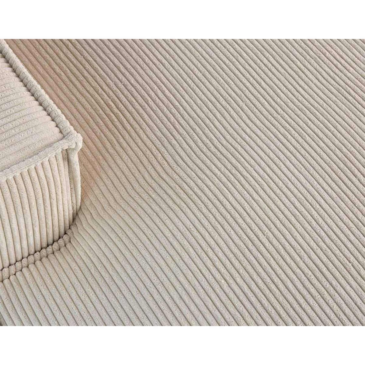 LISA DESIGN Spiaggia - canapé d'angle gauche - 4 places - en velours côtelé