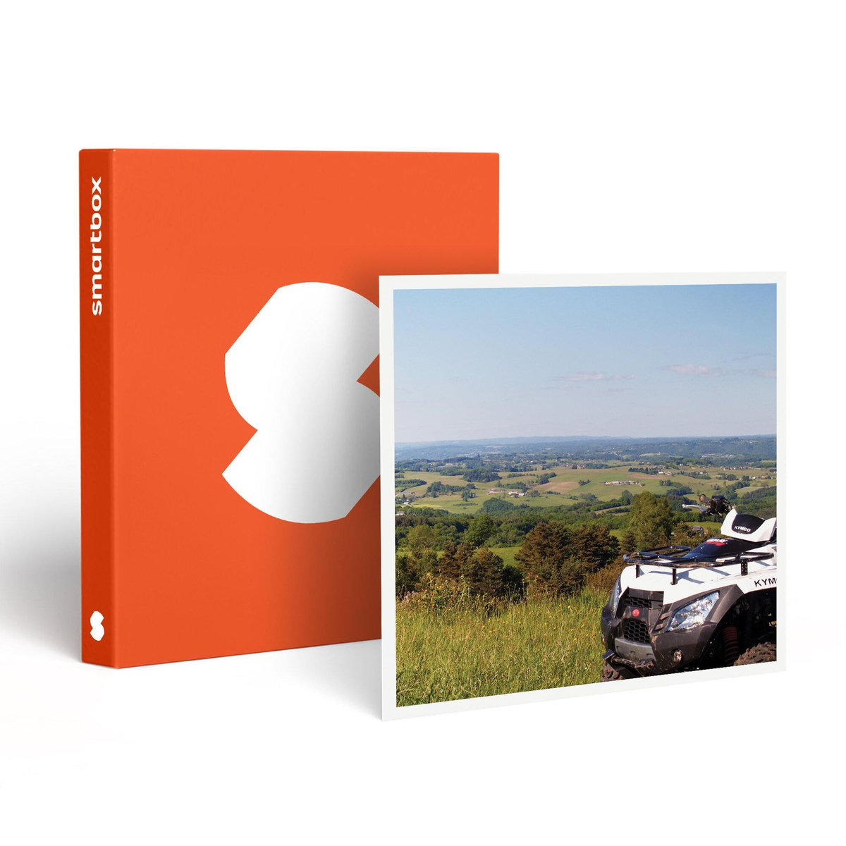 Smartbox 1h de randonnée en quad pour 2 adultes et 2 enfants près de Limoges - Coffret Cadeau Sport & Aventure