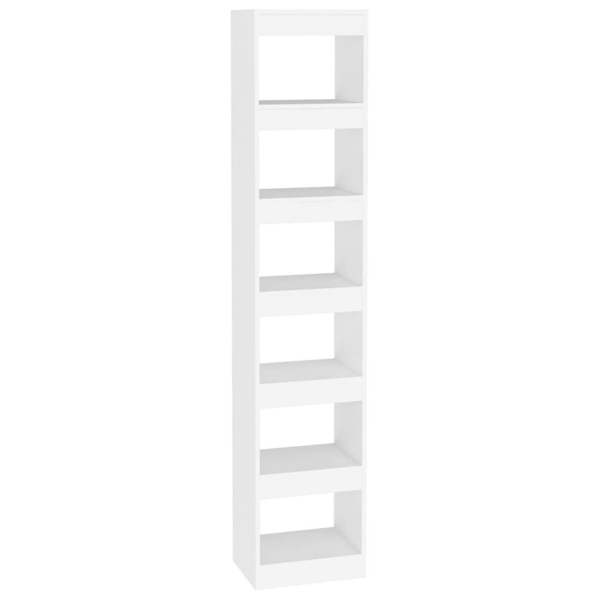 Voir la diapositive 2 : VIDAXL Bibliotheque/Separateur de piece Blanc 40x30x198 cm