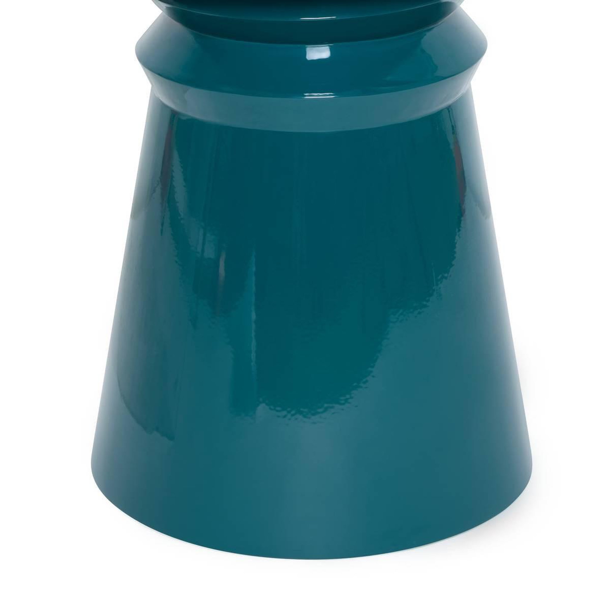 Voir la diapositive 3 : ATMOSPHERA Table d'Appoint Totem  Jaya  43cm Bleu Pétrole