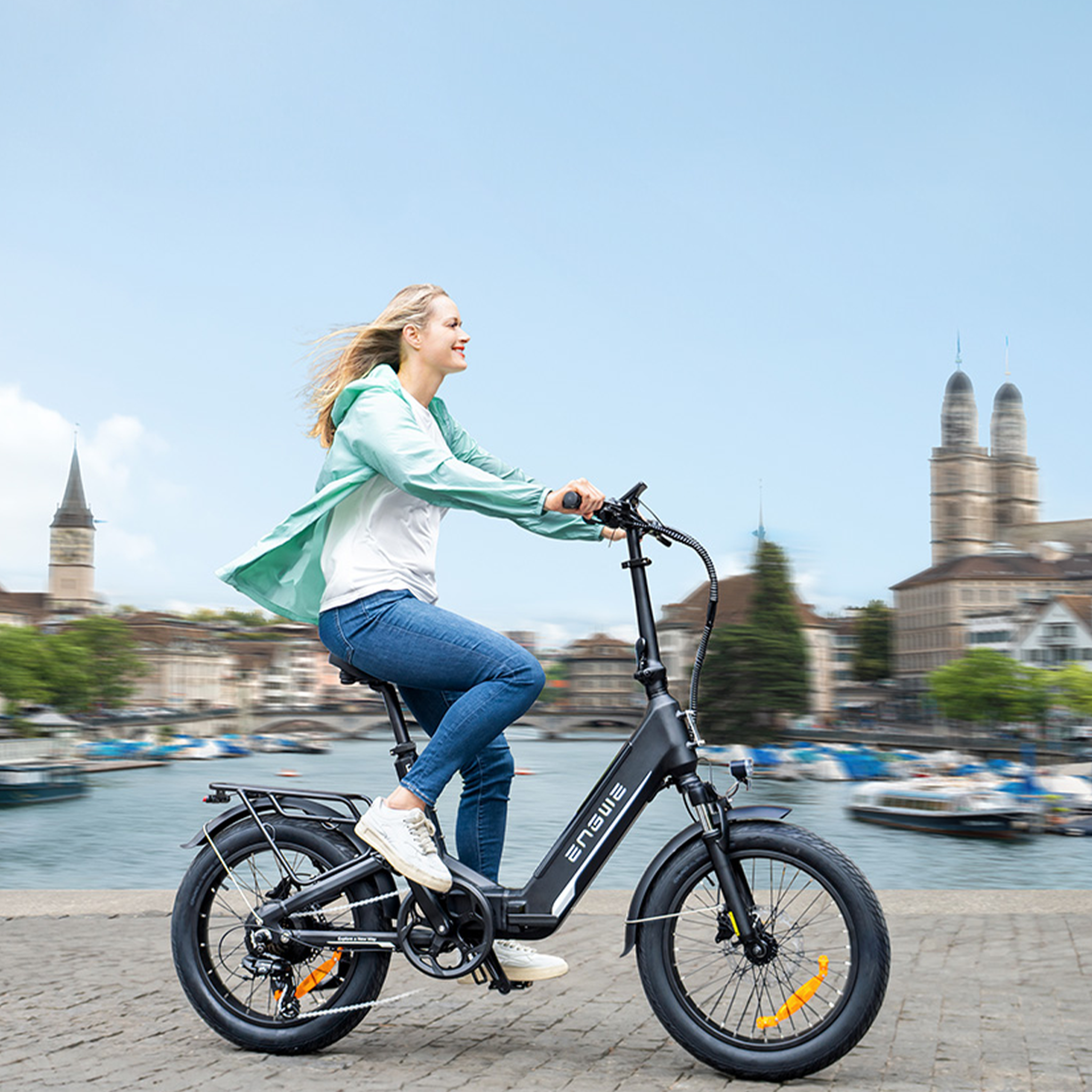 Voir la diapositive 5 : ENGWE Vélo électrique compact ENGWE L20 3.0 BOOST - 250 W