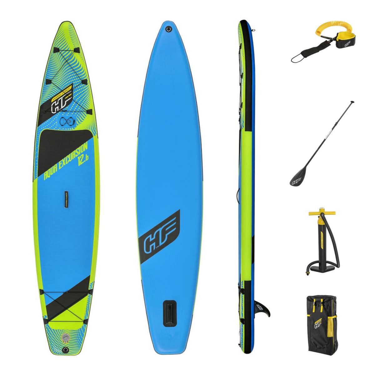 BESTWAY Kit paddle sup gonflable aqua excursion tech 3,81 m - 65373
