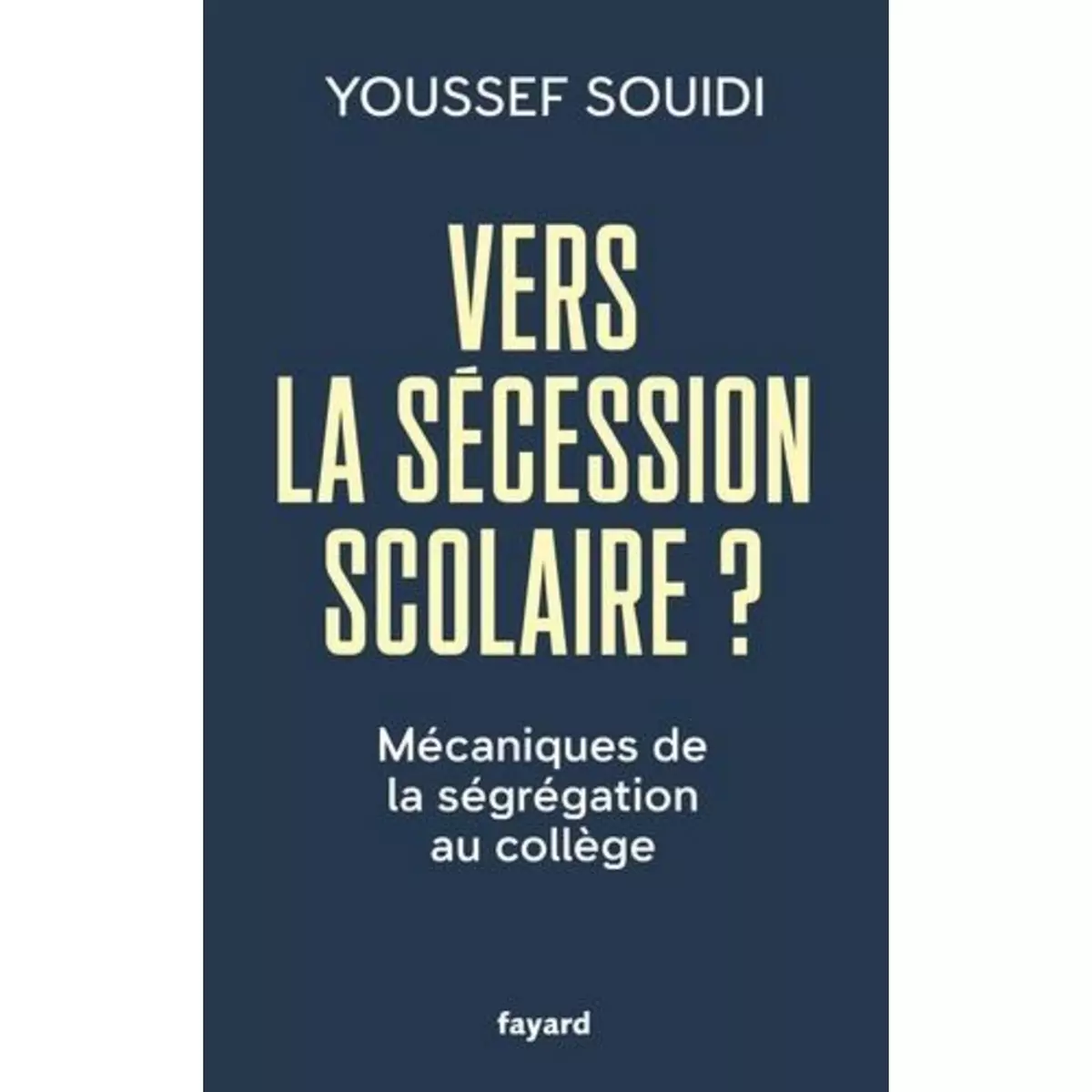  VERS LA SECESSION SCOLAIRE ? MECANIQUES DE LA SEGREGATION AU COLLEGE, Souidi Youssef