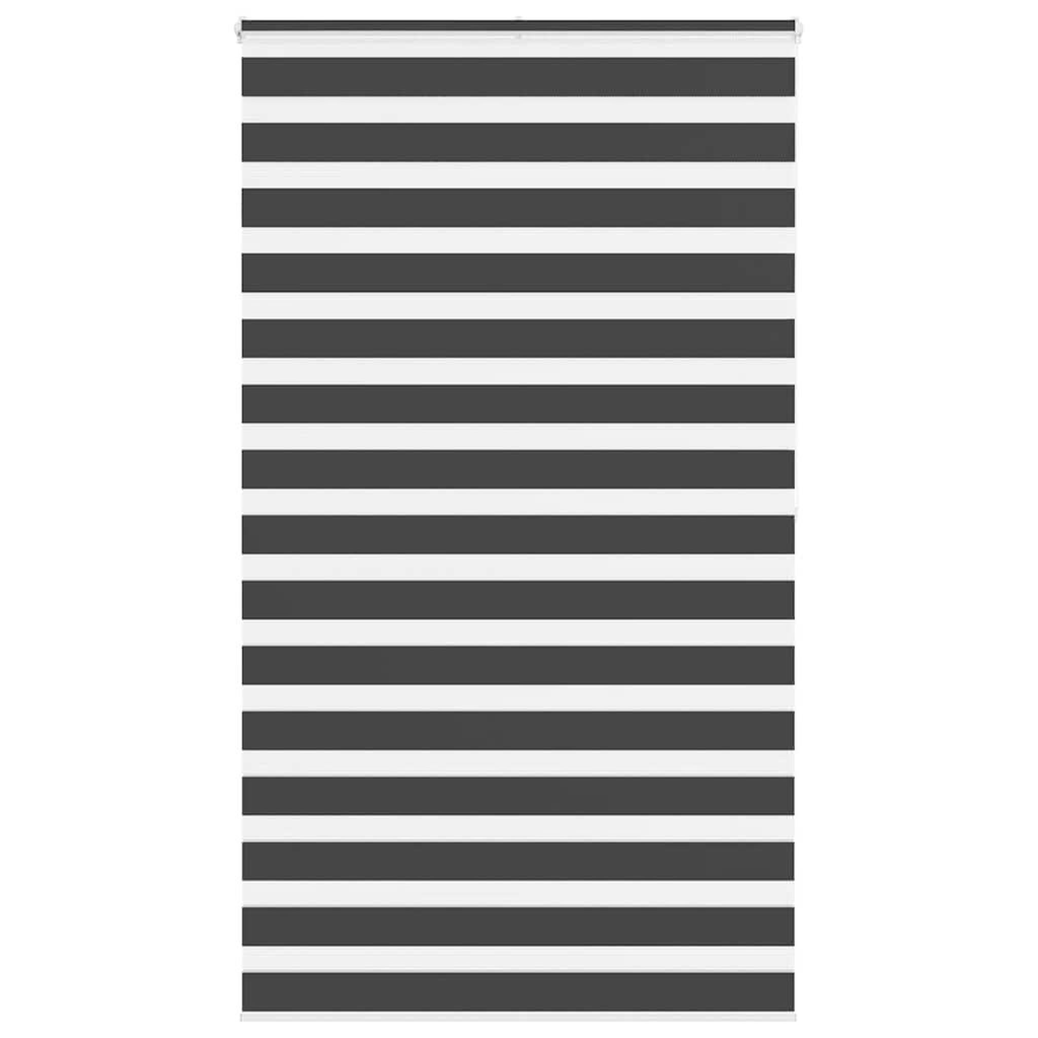 VIDAXL Store zebre noir 120x200 cm largeur du tissu 115,9 cm polyester