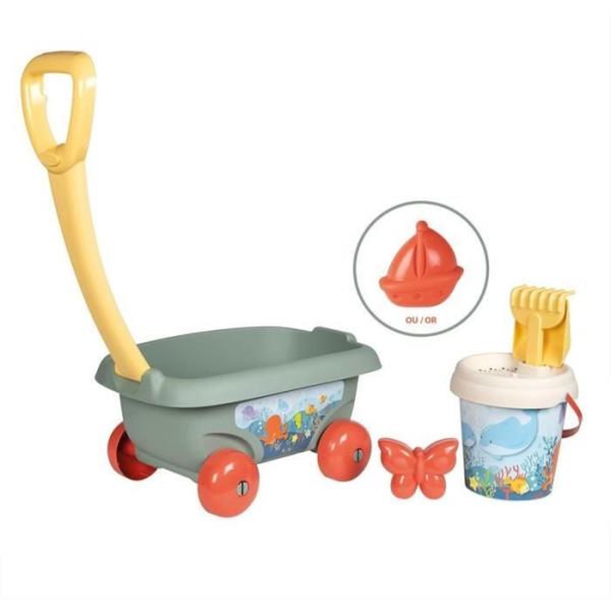 SMOBY SMOBY - SMOBY Life - Chariot de Plage Garni