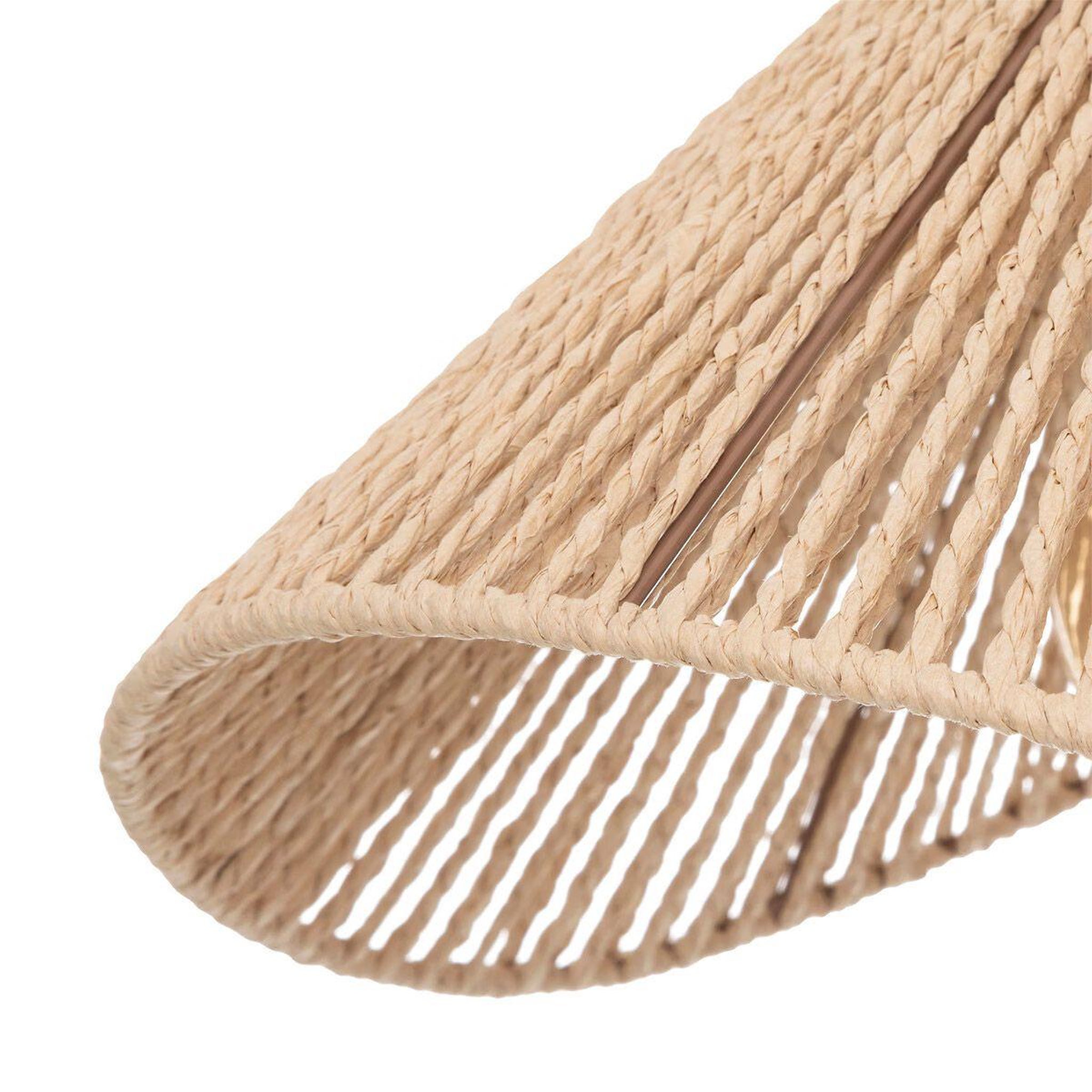 Voir la diapositive 2 : ATMOSPHERA Lampe suspension design  myha  45cm beige