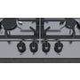 Voir la diapositive 3 : Neff Table inox gaz 60cm 4 feux - t26ds49n0