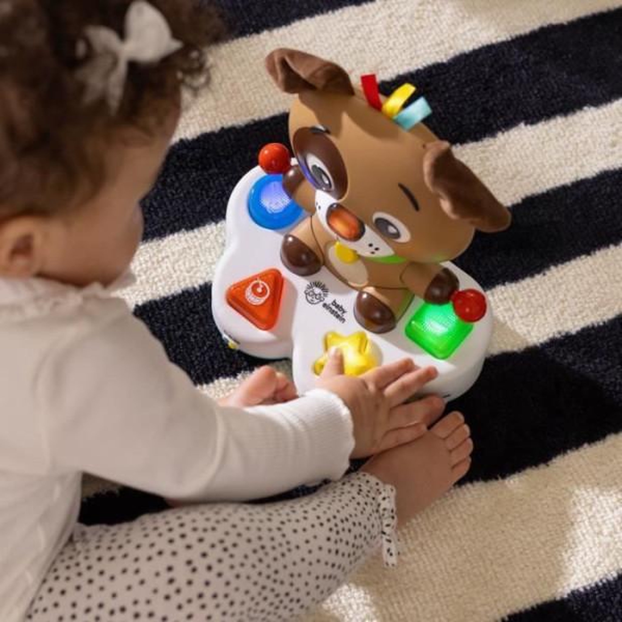 Voir la diapositive 4 : BABY EINSTEIN BABY EINSTEIN DEAN le chien- Jouet d'éveil multisensoriel a partir de 6 mois, apprentissage couleurs, formes, musique,multiling