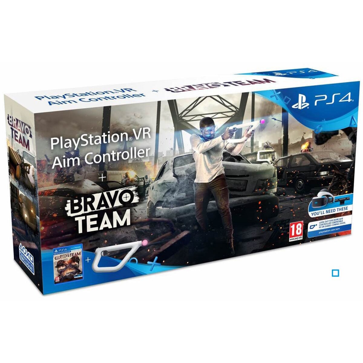 Bravo Team + Aim Controller + Qui es-tu ? PS4