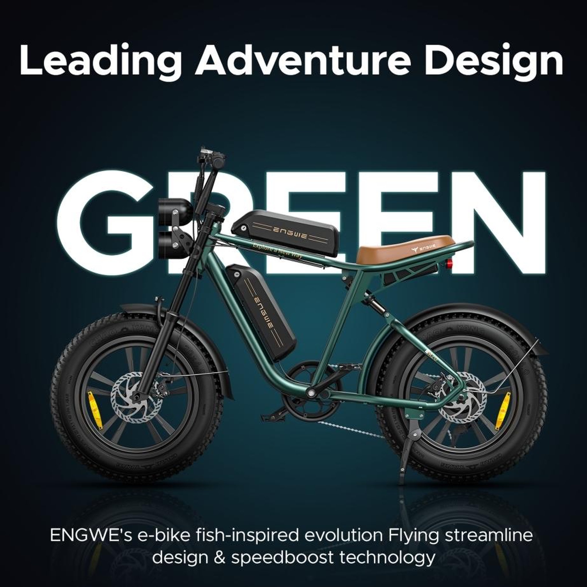 Voir la diapositive 2 : ENGWE Vélo électrique Engwe M20 pour adultes 48 V 26 Ah