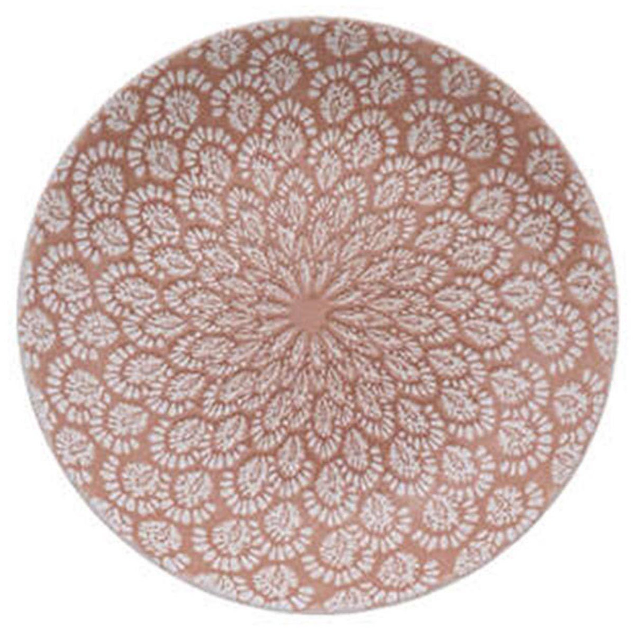 Voir la diapositive 1 : SECRET DE GOURMET Lot de 6 assiettes à dessert  carmen  21cm rose