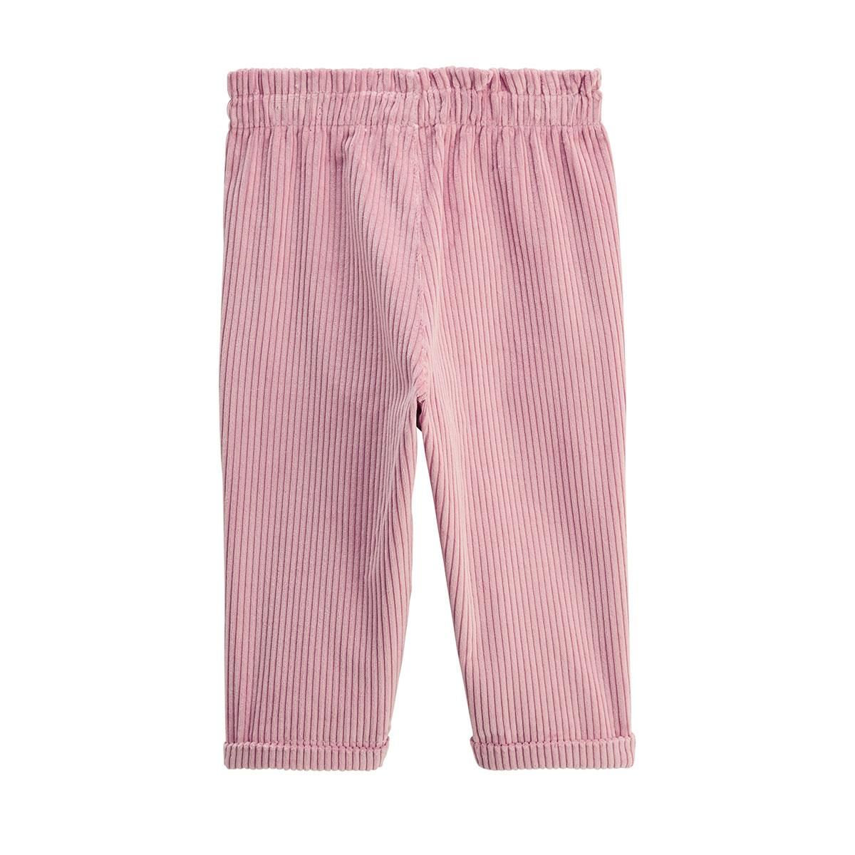 Petit Béguin Pantalon enfant en velours côtelé Céleste