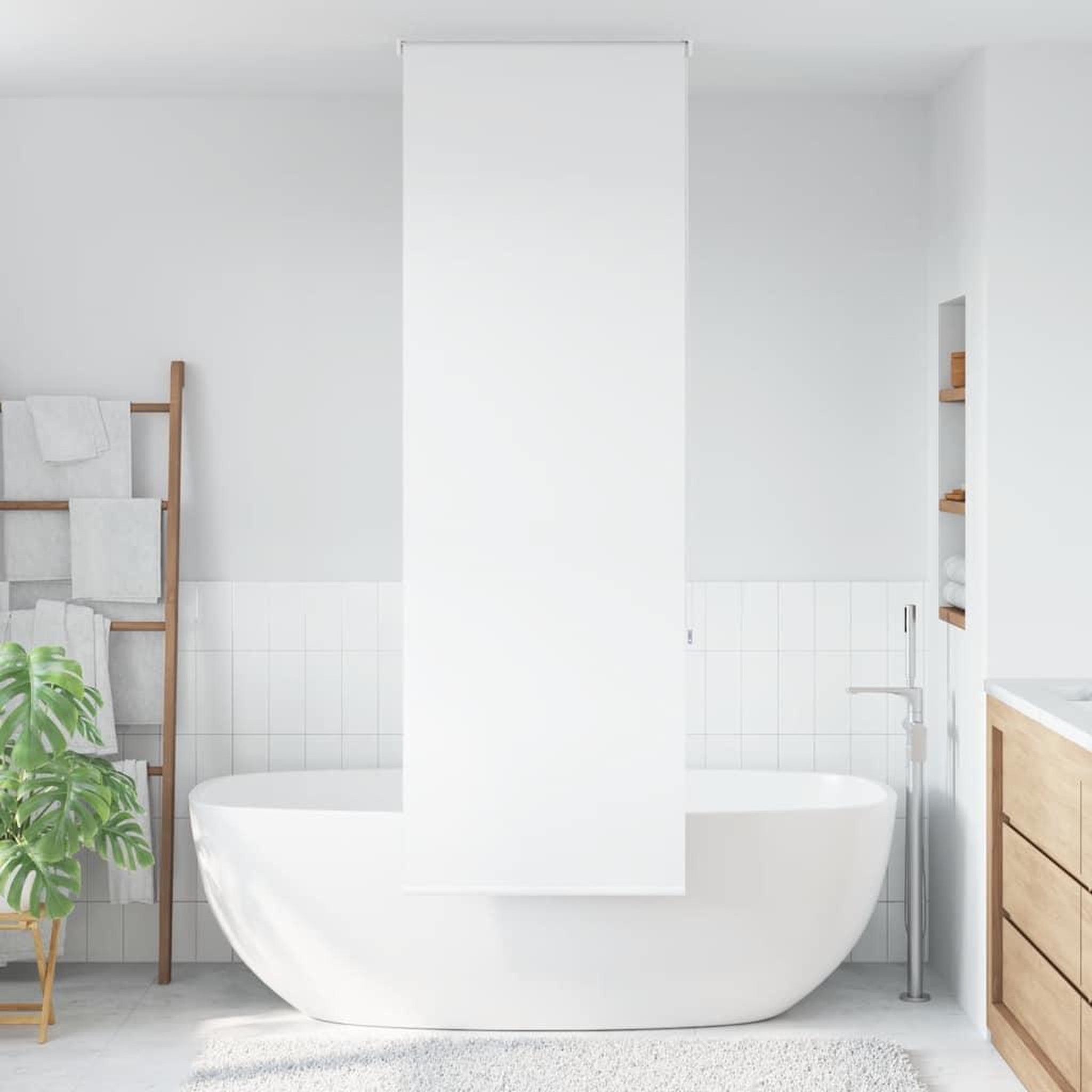 VIDAXL Store enrouleur de douche 80x240 cm largeur du tissu 76 cm