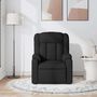 Voir la diapositive 3 : VIDAXL Fauteuil de massage inclinable Noir Tissu