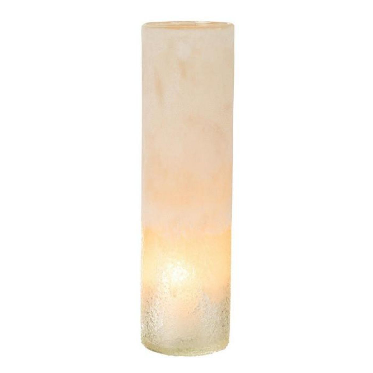 Paris Prix Vase Cylindre en Verre  Sumina  41cm Beige