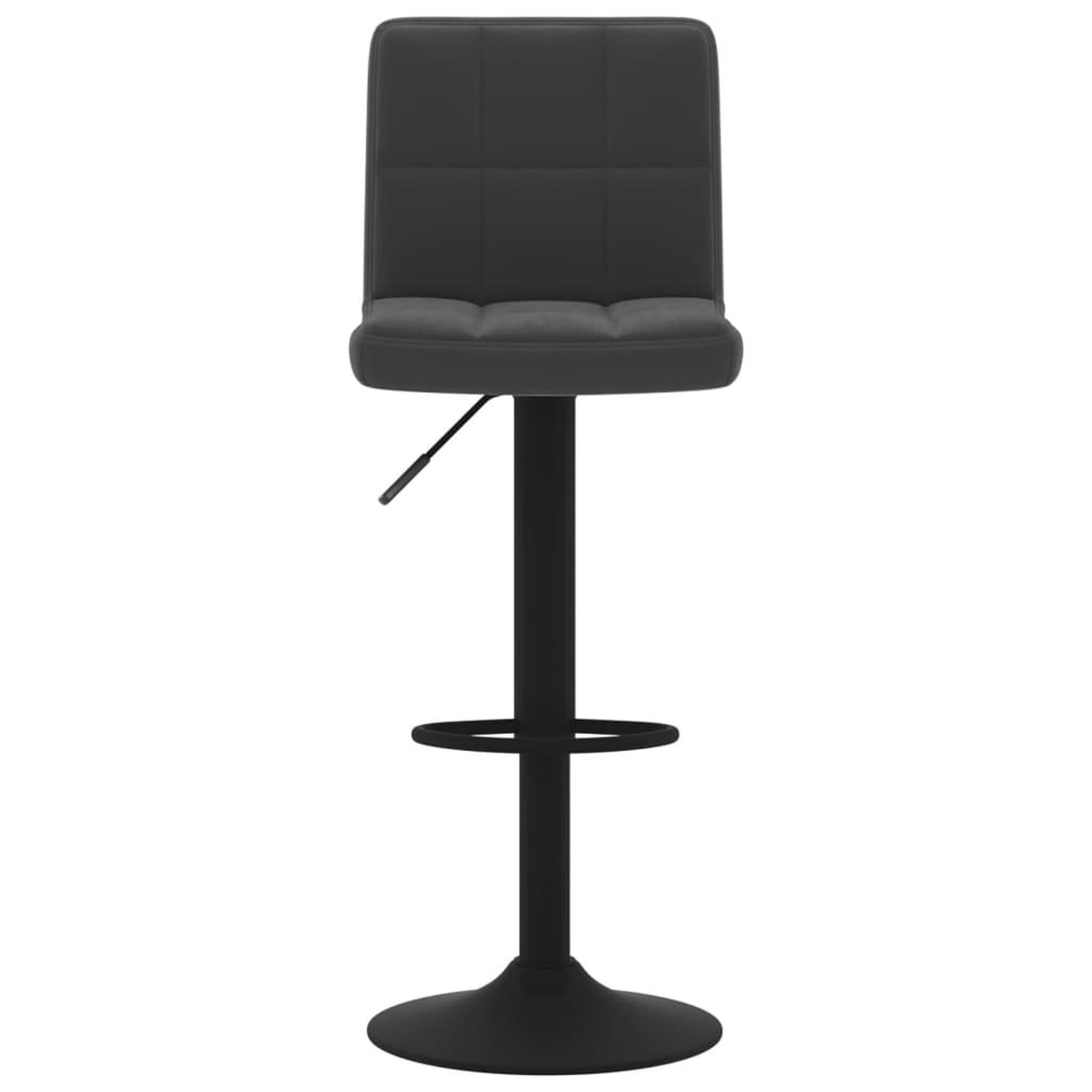Voir la diapositive 3 : VIDAXL Tabouret de bar Noir Velours