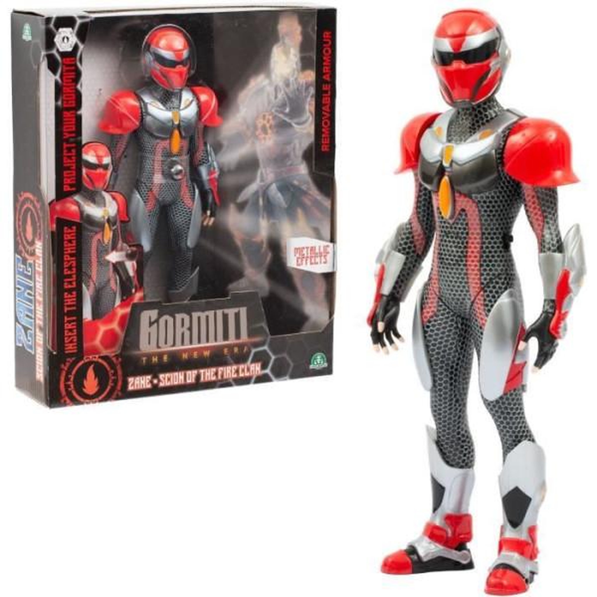 Voir la diapositive 2 : MARKET24 Figurine articulée - GORMITI - Scion avec projecteur Eau - Carter - 27 cm - a partir de 4 ans - GRV051