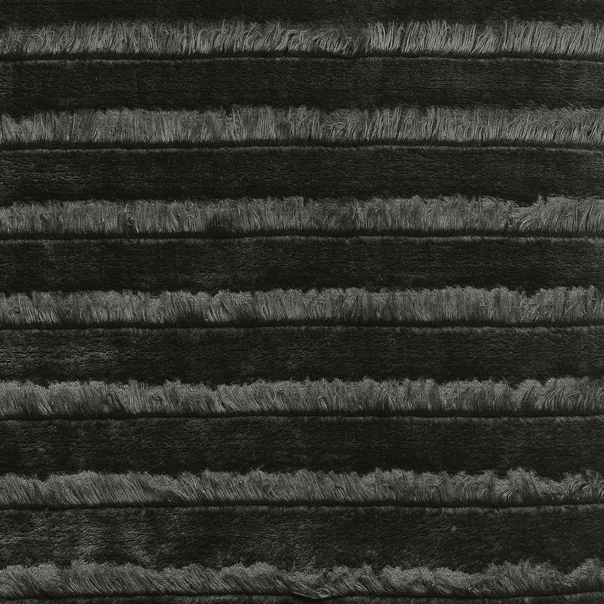 Les Ateliers du Linge Maxi coussin sillon 60x60cm 100% polyester caviar