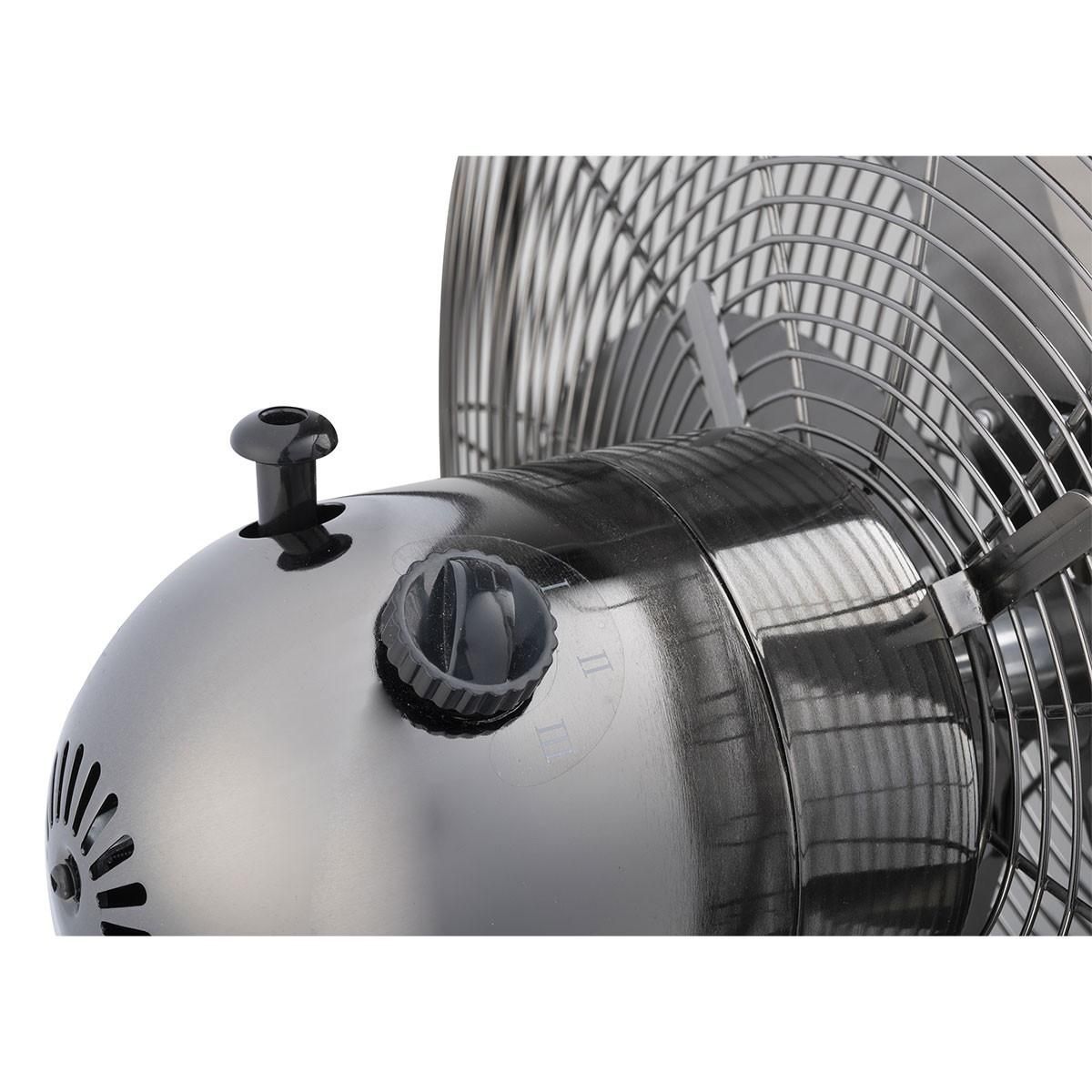 LIFETIME AIR Ventilateur sur trépied 50W Hauteur 125-145Cm Ø45cm 3 vitesses Oscillant Inclinable
