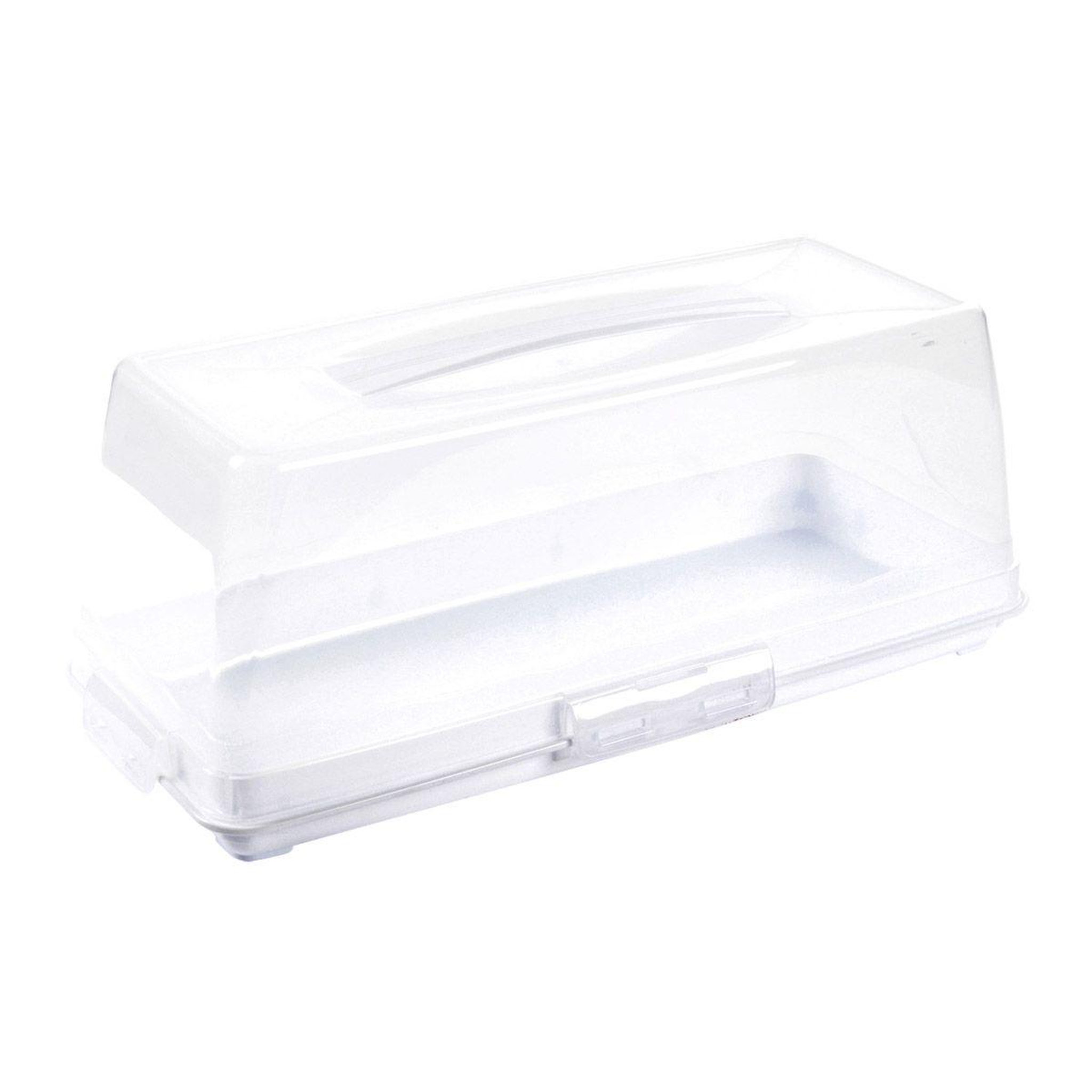 HOMEA Boîte à cake  plastique  36cm transparent