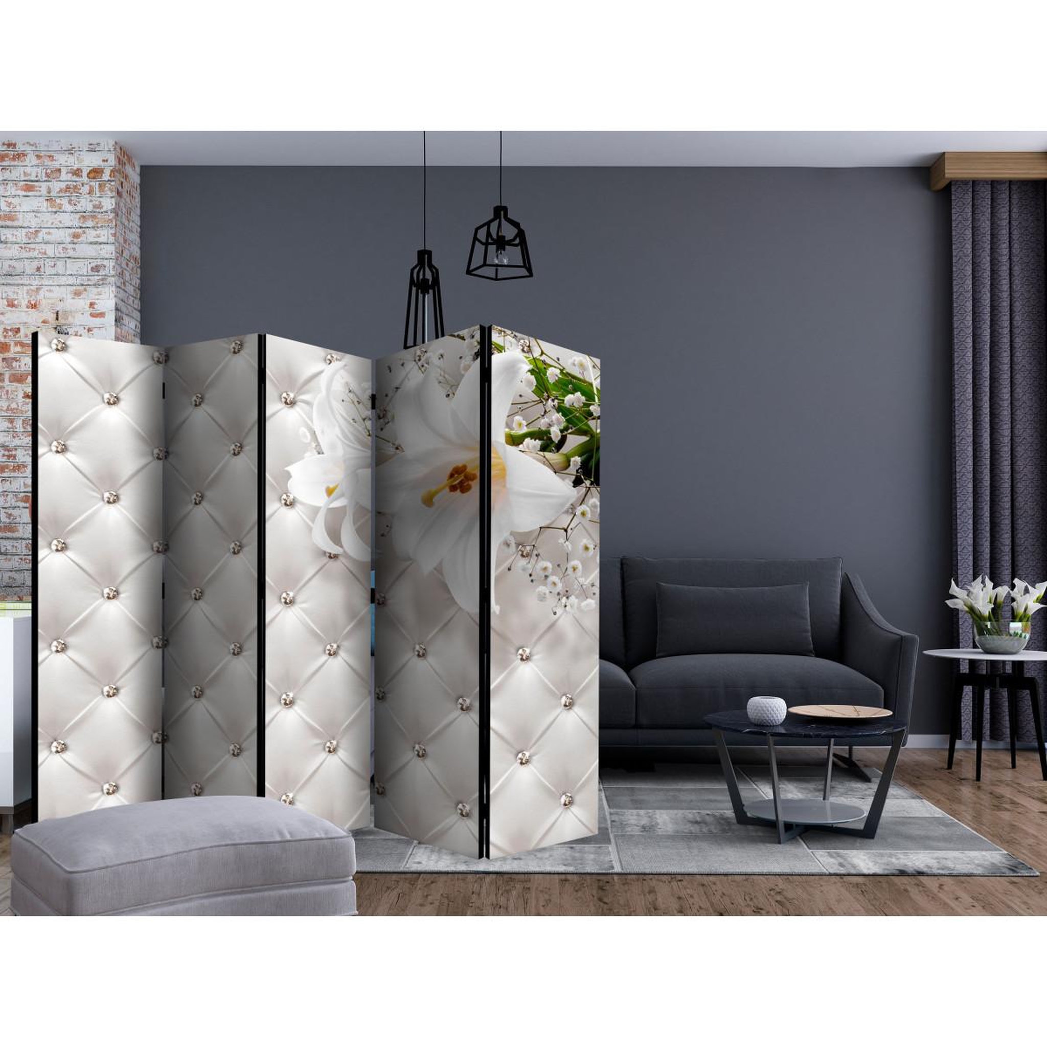 Voir la diapositive 2 : Paris Prix Paravent 5 volets  elegance kingdom  172x225cm