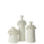 Voir la diapositive 2 : Paris Prix Vase Fleur en Céramique  Yucca  40cm Blanc