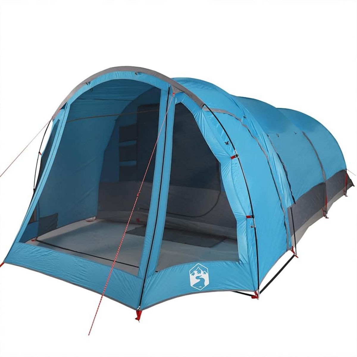 VIDAXL Tente familiale tunnel 8 personnes bleu impermeable