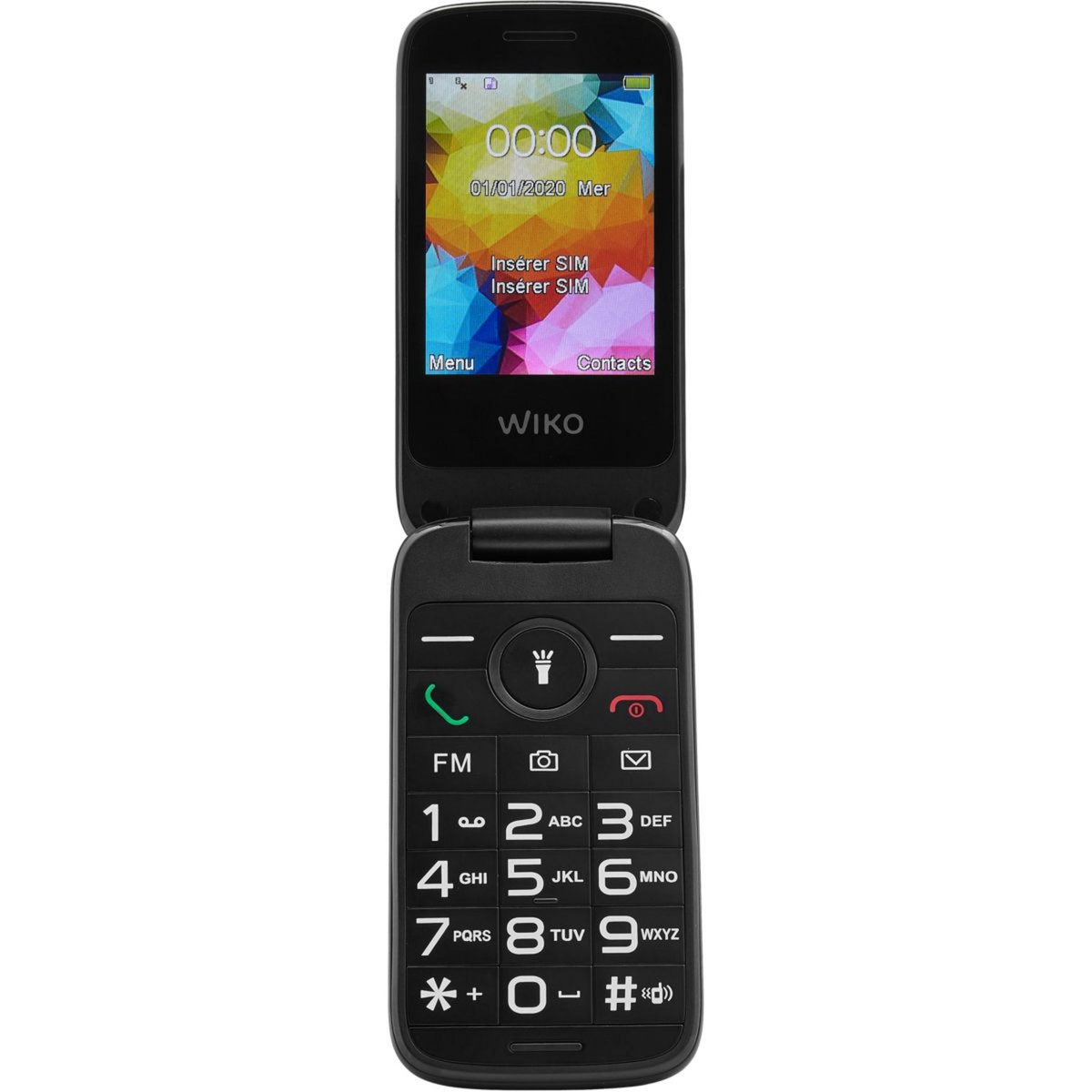 WIKO Téléphone portable F300 Noir