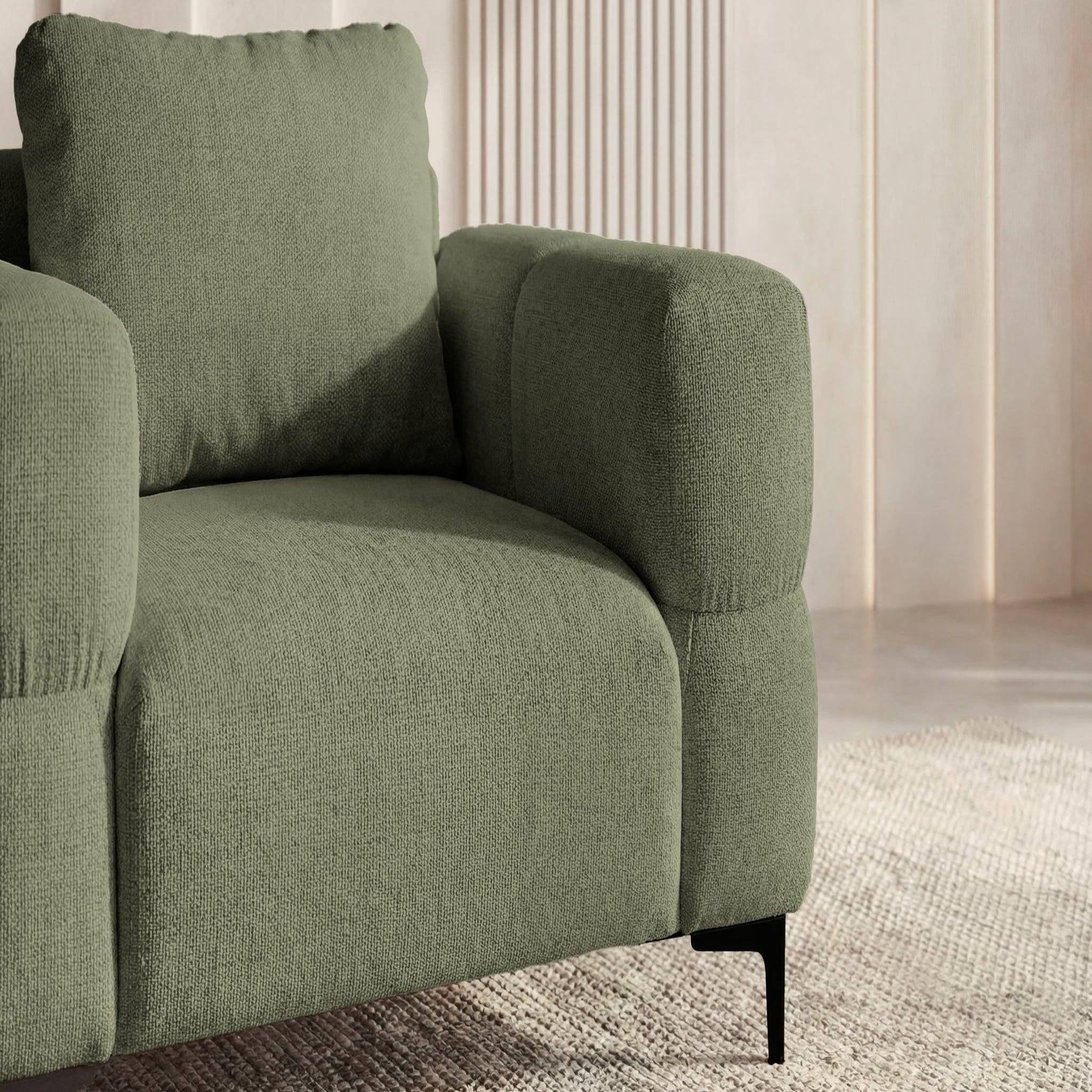 Voir la diapositive 4 : CASANOVA PARIS Elton - fauteuil en tissu lisse