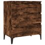 Voir la diapositive 2 : VIDAXL Buffet Chene fume 60x35x70 cm Bois d'ingenierie