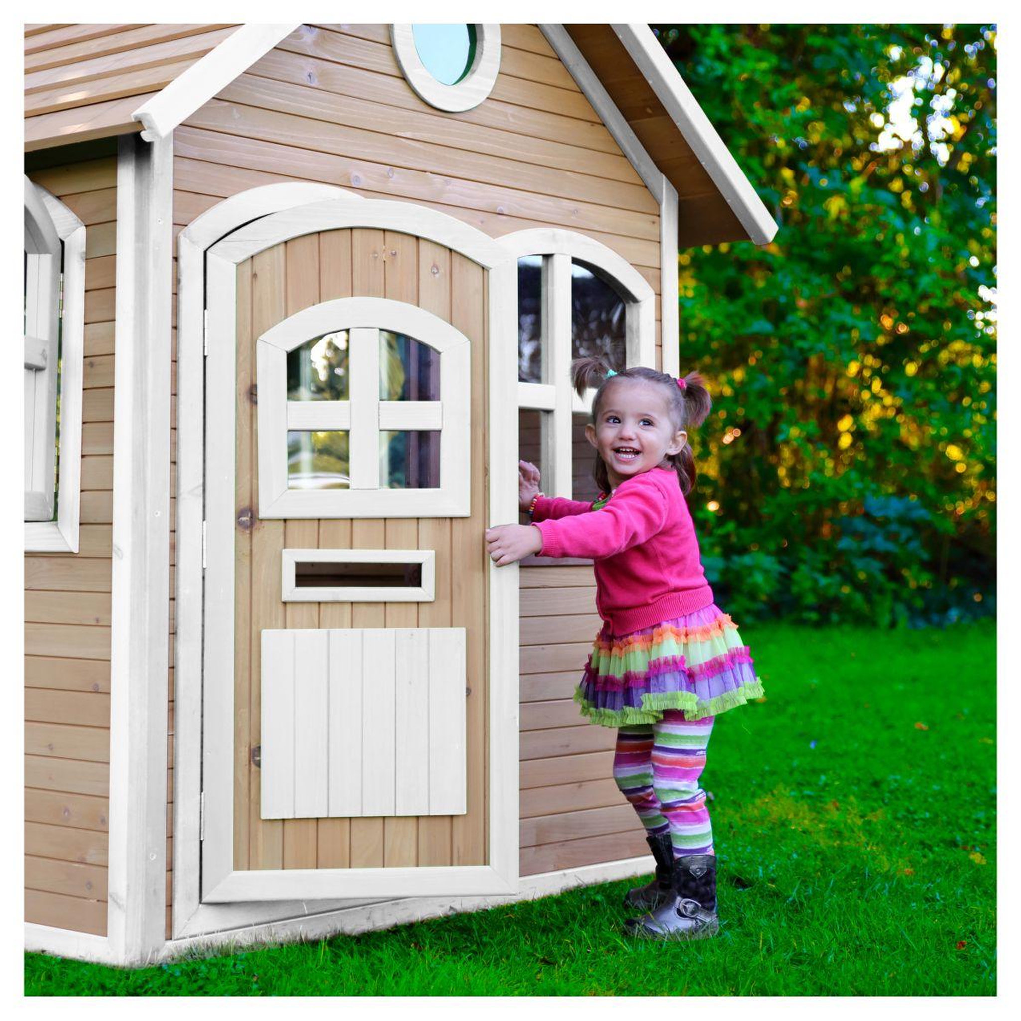 Voir la diapositive 9 : AXI Cabane de jardin enfant - Bois - JULIA