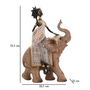 Voir la diapositive 6 : Paris Prix Statuette Déco Femme sur Éléphant  Tribal Masai  32cm Multicolore