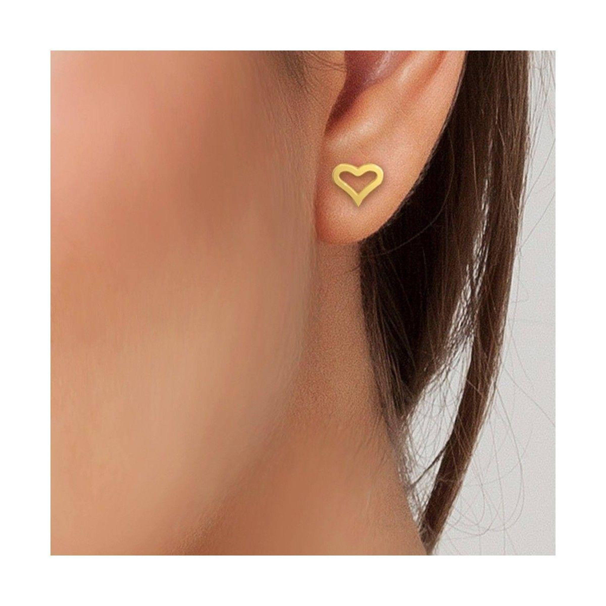 Voir la diapositive 2 : SC BOHEME Boucles d'oreilles coeur par SC Bohème