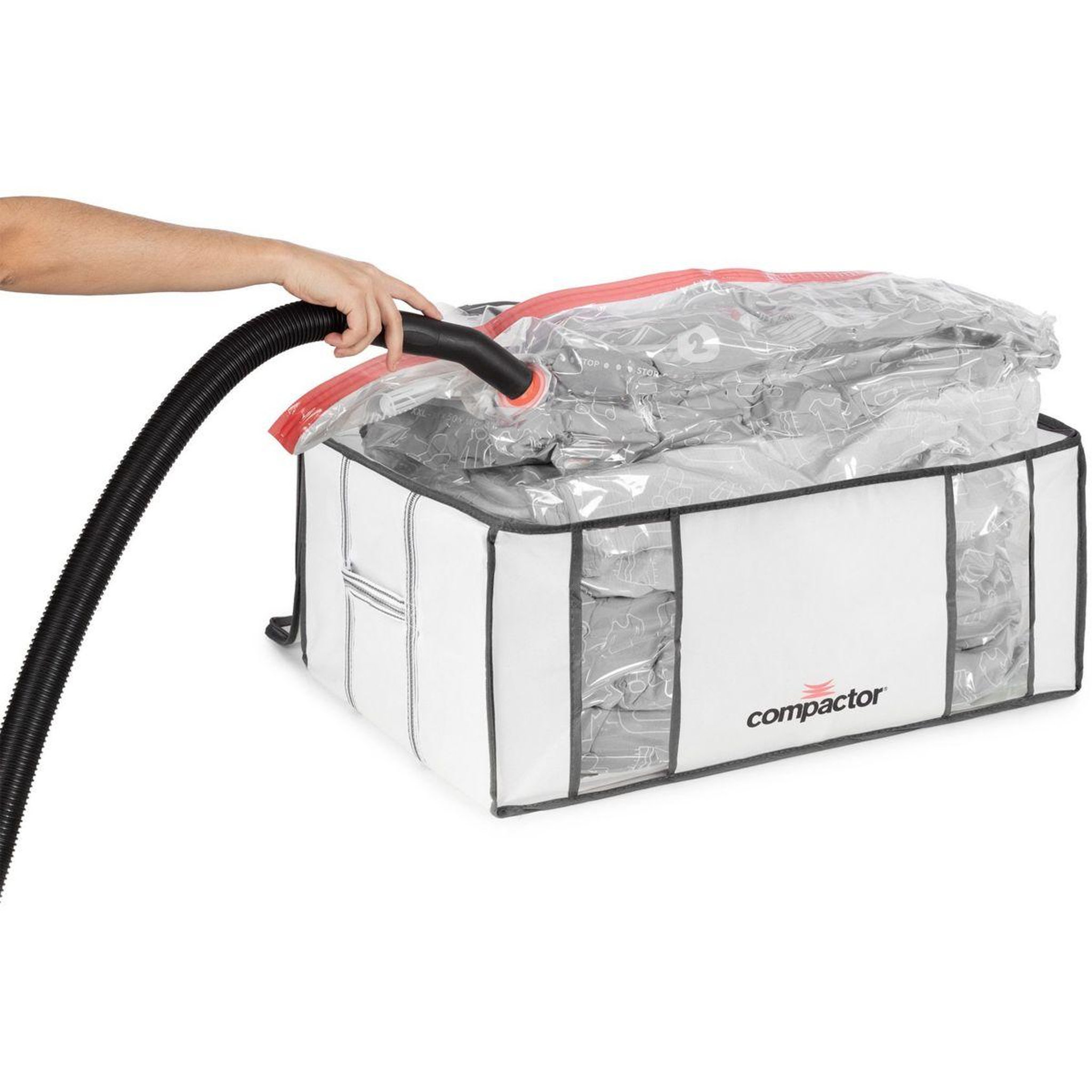 Voir la diapositive 3 : Compactor Housse sac de rangement sous vide taille xxl très grande capacité