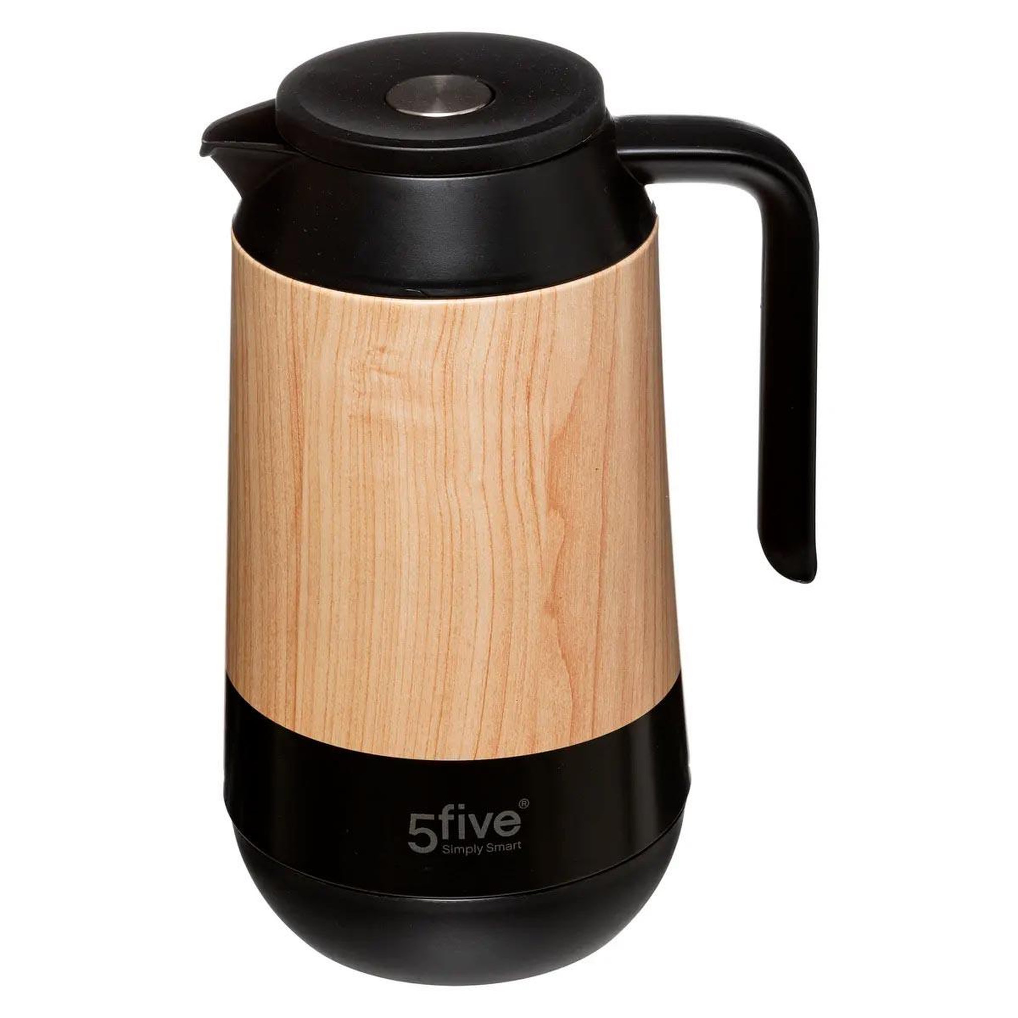 FIVE Pichet isotherme design  effet bois  1l noir