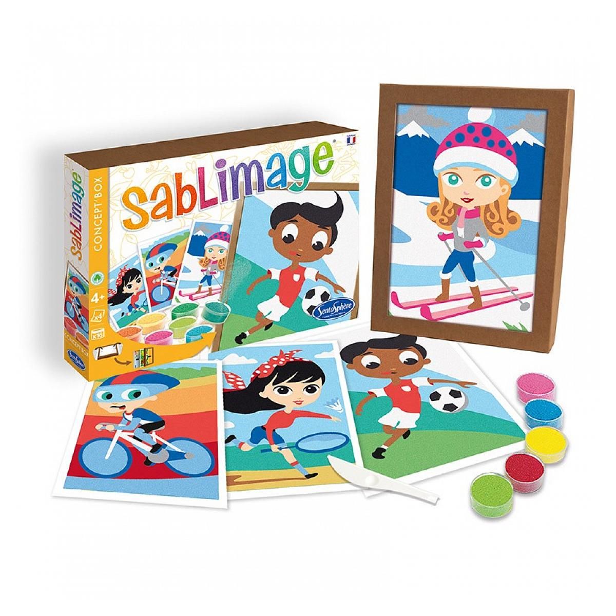 Sentosphere Sablimage Sportif : Créez des Tableaux Colorés avec Sable Multicolore