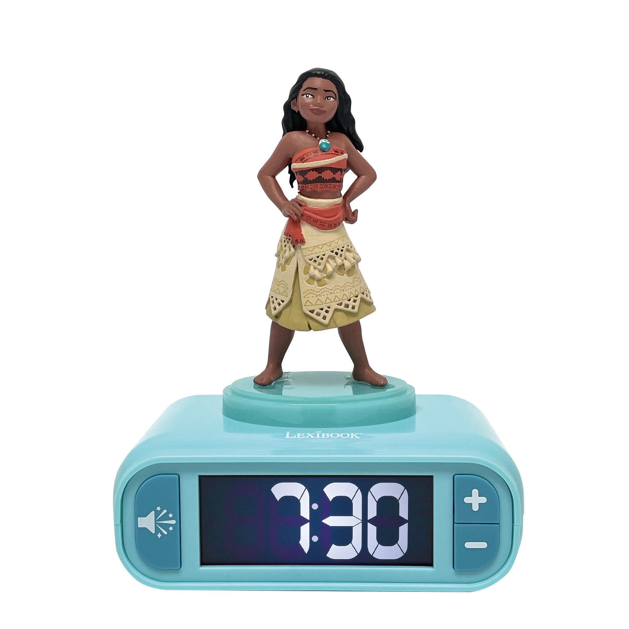 Lexibook Réveil avec veilleuse Vaiana en 3D