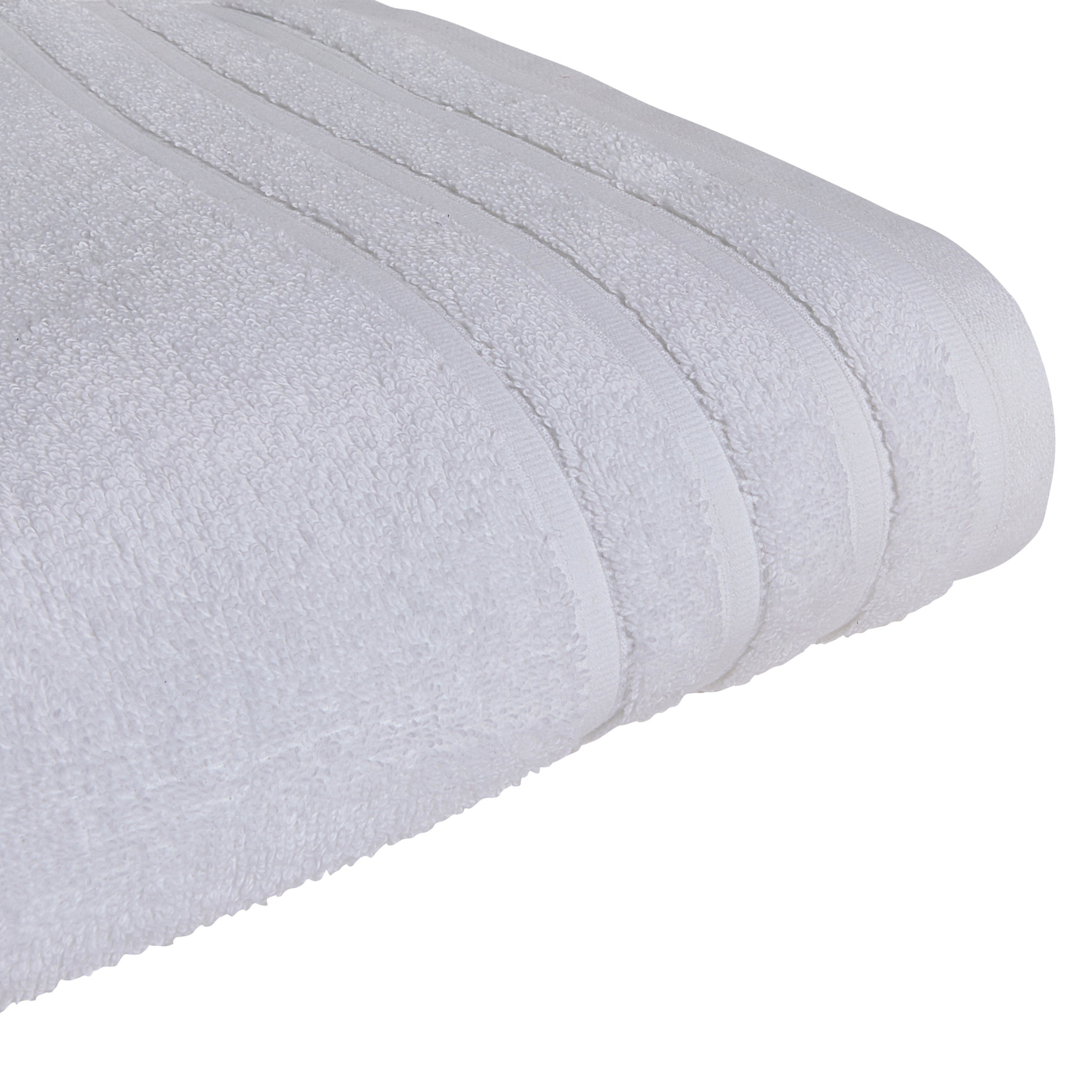 Voir la diapositive 2 : ACTUEL  Serviette de toilette unie en coton bouclé 500 gr/m2