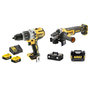 Voir la diapositive 1 : Dewalt Pack 2 outils 18V (DCD996 DCG405) + 2 batteries 5Ah + chargeur + coffret TSTAK DEWALT DCK2090P2T