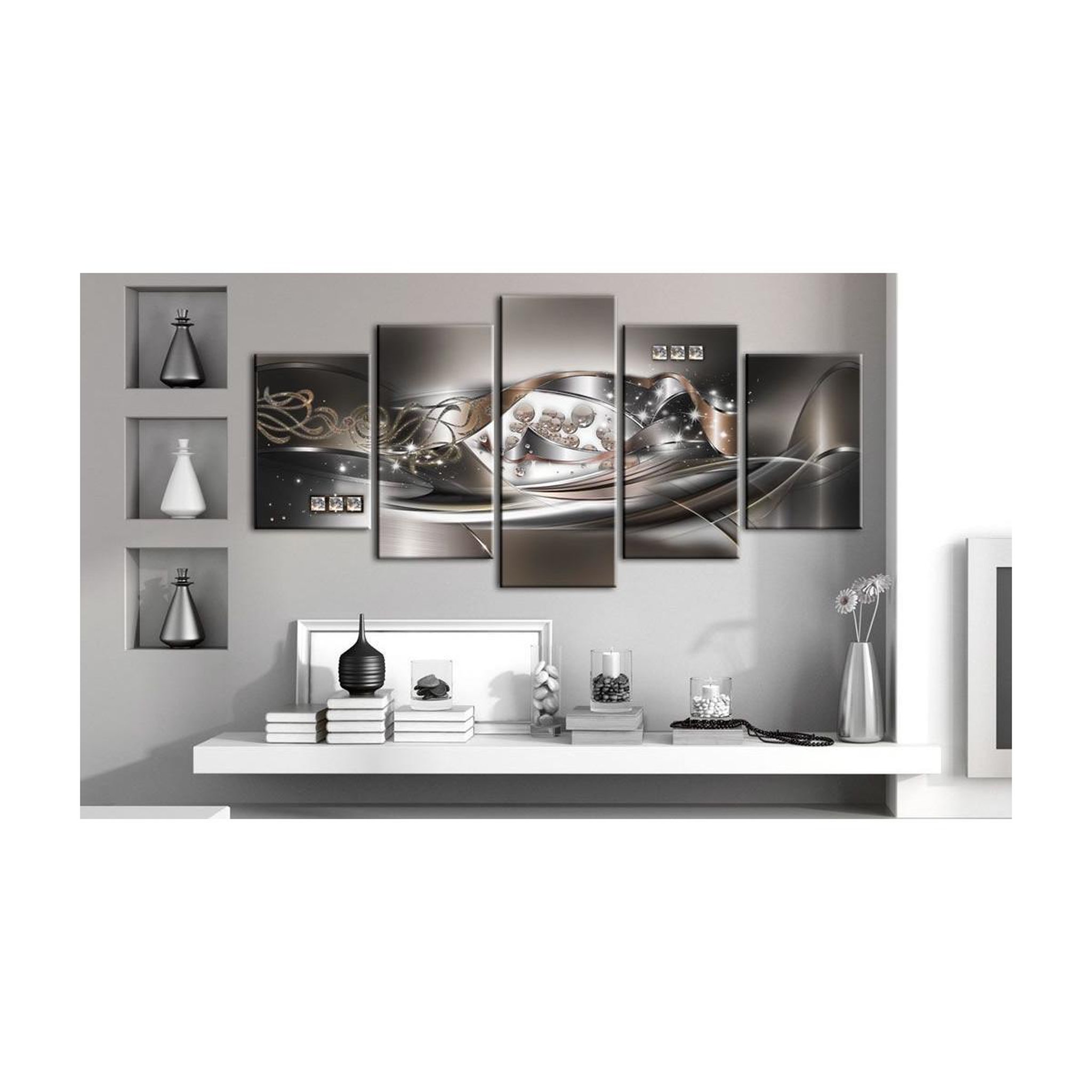 Voir la diapositive 2 : Paris Prix Tableau imprimé  platinum clouds
