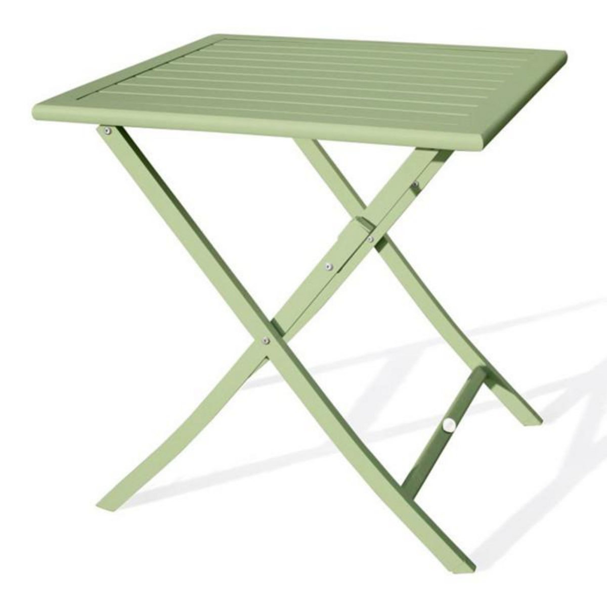 Paris Prix Table de Jardin Pliante  Marius  70cm Vert Lagune