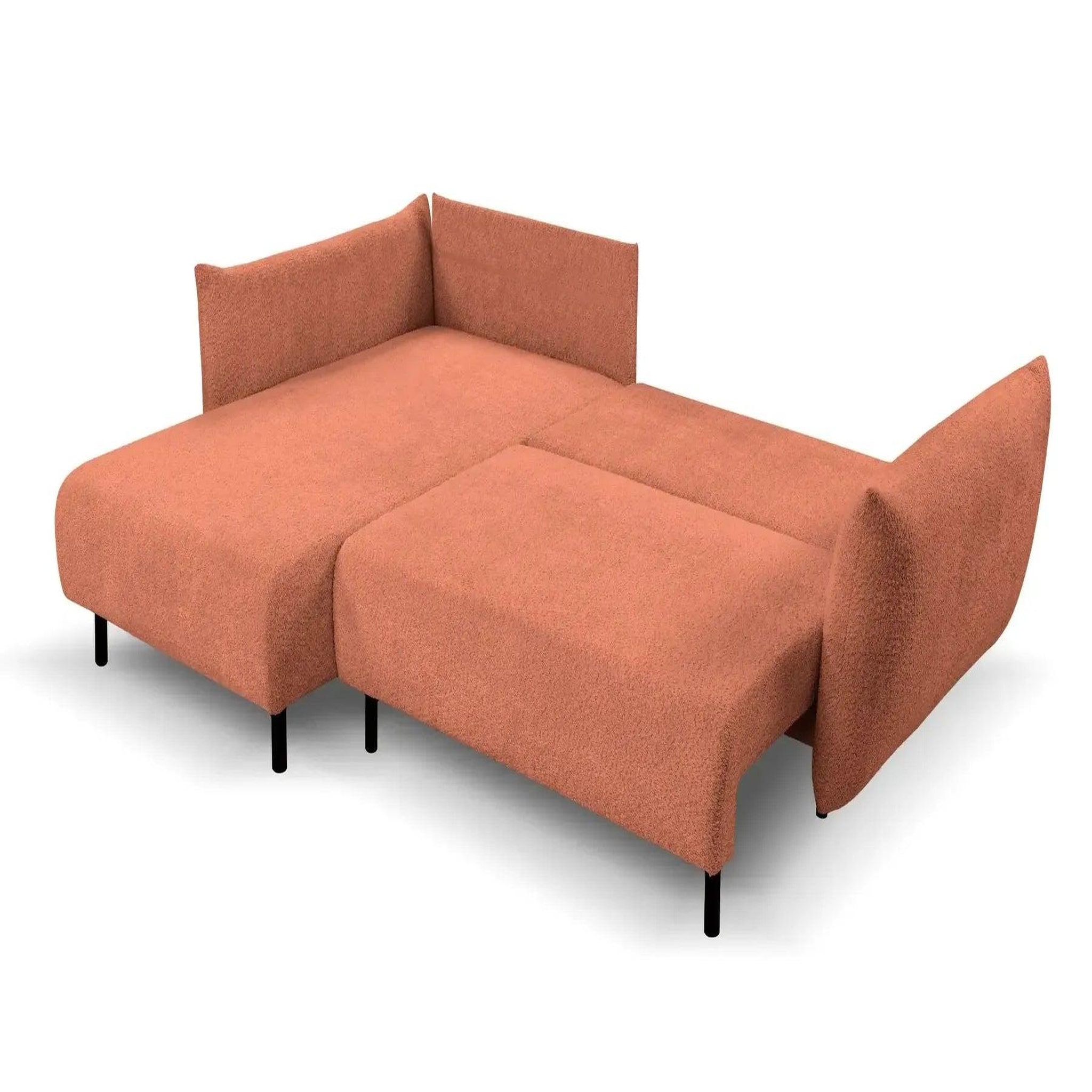 Voir la diapositive 5 : CASANOVA PARIS Alix - canapé d'angle convertible tissu chenille