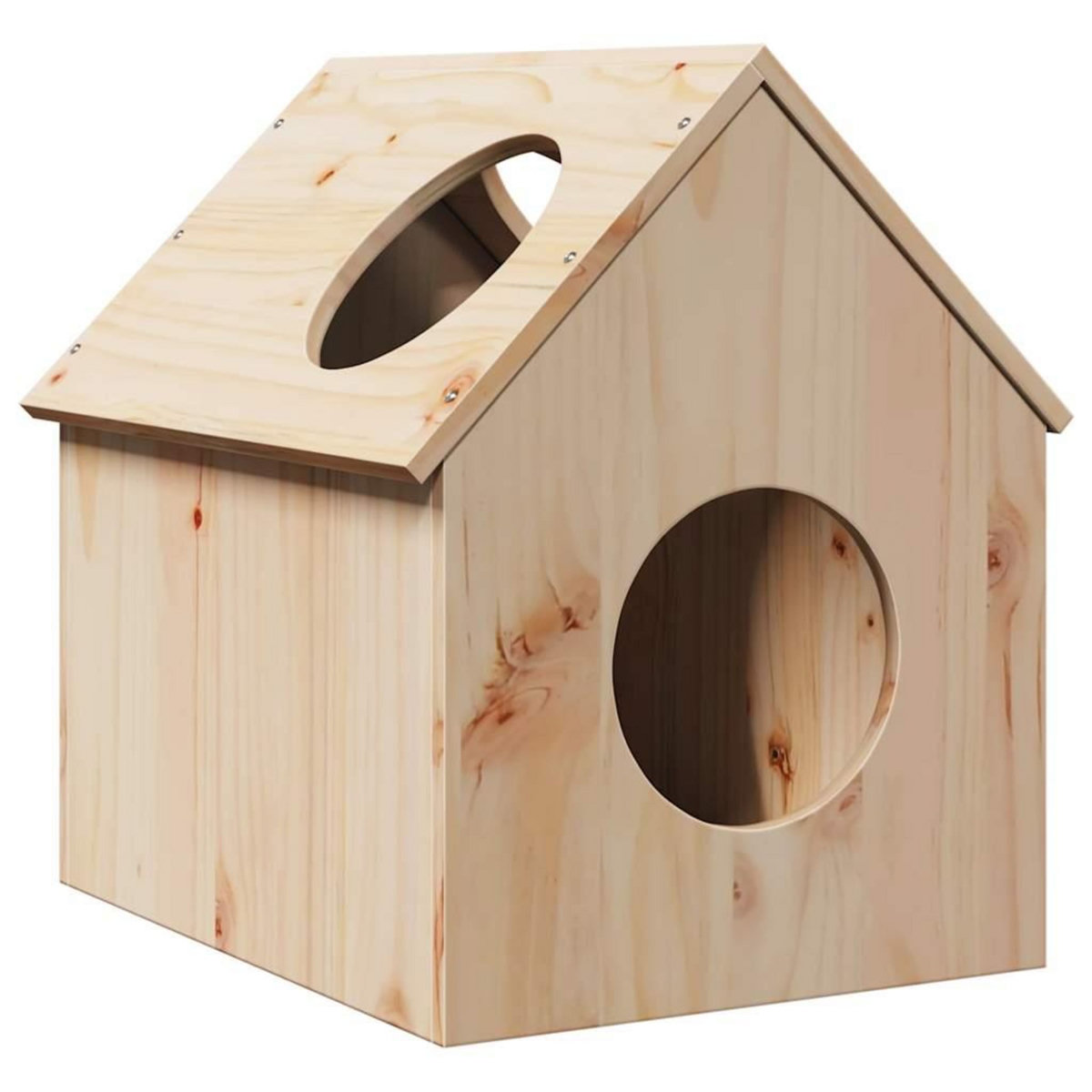 VIDAXL Maison pour chat 41x50x50 cm bois de pin massif