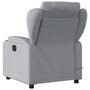 Voir la diapositive 5 : VIDAXL Fauteuil de massage inclinable Gris clair Tissu
