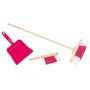Voir la diapositive 2 : Toys Pure TOYS PURE Pelle à poussière avec balayette et balai rose pour enfant